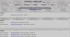 Desktop Screenshot of church-servant.org